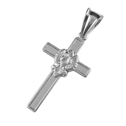 Srebrny wisiorek Krzyżyk z Orzełkiem  pr.925