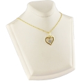 ZŁOTY KOMPLET ŁAŃCUSZEK SERCE ZŁOTO 333+GRAWER