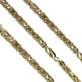 ZŁOTY ŁAŃCUSZEK KRÓLEWSKI 3mm/60cm Złoto pr.585 PEŁNY