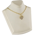 Złoty Łańcuszek z Wisiorkiem Serduszko 333 Grawer