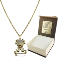 Złoty Łańcuszek z Wisiorkiem 333 Grawer