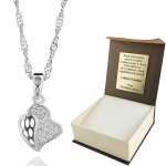Łańcuszek Srebrny Damski z Serduszkiem Srebro 925
