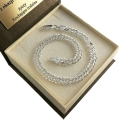 Srebrna Męska Bransoletka Rombo  5mm/21cm Srebro 925