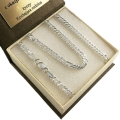 Srebrny Łańcuszek Męski Rombo Gęsty 4mm Srebro 925