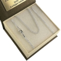 Srebrny Łańcuszek Męski Rombo Gęsty 2mm Srebro 925