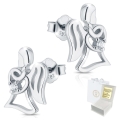 Srebrne Kolczyki 925 Aniołki dla Dziewczynki