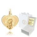 Medalik Złoty Komunia Chrzest Złoto 585