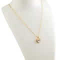 Złoty Łańcuszek z Serduszkiem Srebro 925