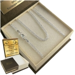 Srebrny Łańcuszek Męski Rombo Gęsty 3mm Srebro 925 