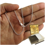 Srebrny Łańcuszek Męski Rombo Gęsty 2mm Srebro 925