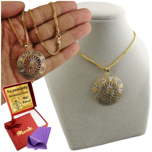 Złoty Piękny Łańcuszek Naszyjnik Złoto 585 LISI OGON GRAWER GRATIS