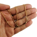 Piękny Złoty Łańcuszek Damski 585 LISI OGON 1,8mm PLECIONY DIAMENTOWANY GRAWER