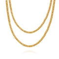 Piękny Złoty Łańcuszek Damski 585 LISI OGON 1,5mm/55cm PLECIONY DIAMENTOWANY GRAWER