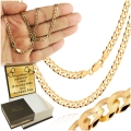 ZŁOTY MĘSKI ŁAŃCUSZEK PANCERKA 4mm/60cm Złoto pr.585 PEŁNY+GRAWER