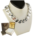 Potężny Łańcuszek Srebrny Męski 925 Pancerka DIAMENTOWANY PEŁNY 18mm GRAWER