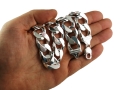 Potężny Łańcuszek Srebrny Męski 925 Pancerka DIAMENTOWANY PEŁNY 18mm GRAWER