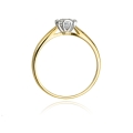 ZŁOTY PIERŚCIONEK ZARĘCZYNOWY Z BRYLANTEM 0,30ct