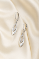 Srebrny Komplet Naszyjnik Kolczyki Srebro 925