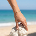 Złota Bransoletka 333 Celebrytka Serce Nieskończoność UPOMINEK GARTIS
