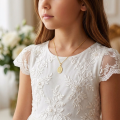 Złoty Łańcuszek z Medalikiem 333 Komunia Chrzest