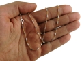 ŁAŃCUSZEK SREBRNY DAMSKI SREBRO POZŁACANE 925